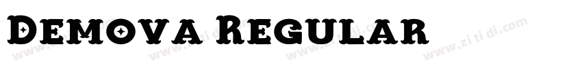 Demova Regular字体转换